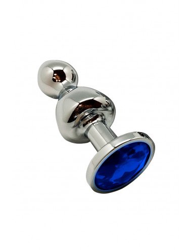 Plug bijou Lollypop bleu S - Wooomy