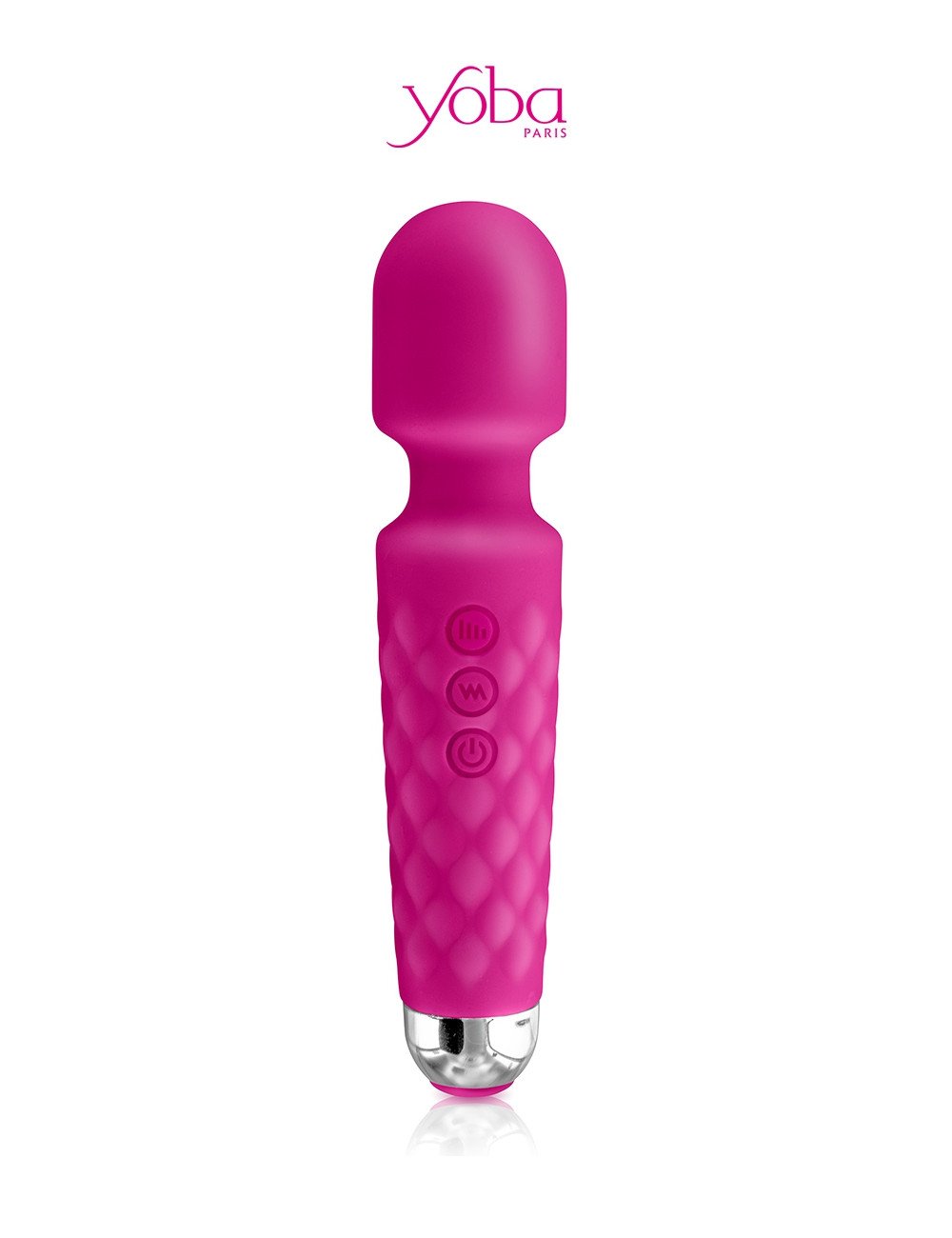 Vibro Love Wand rechargeable rose - Yoba