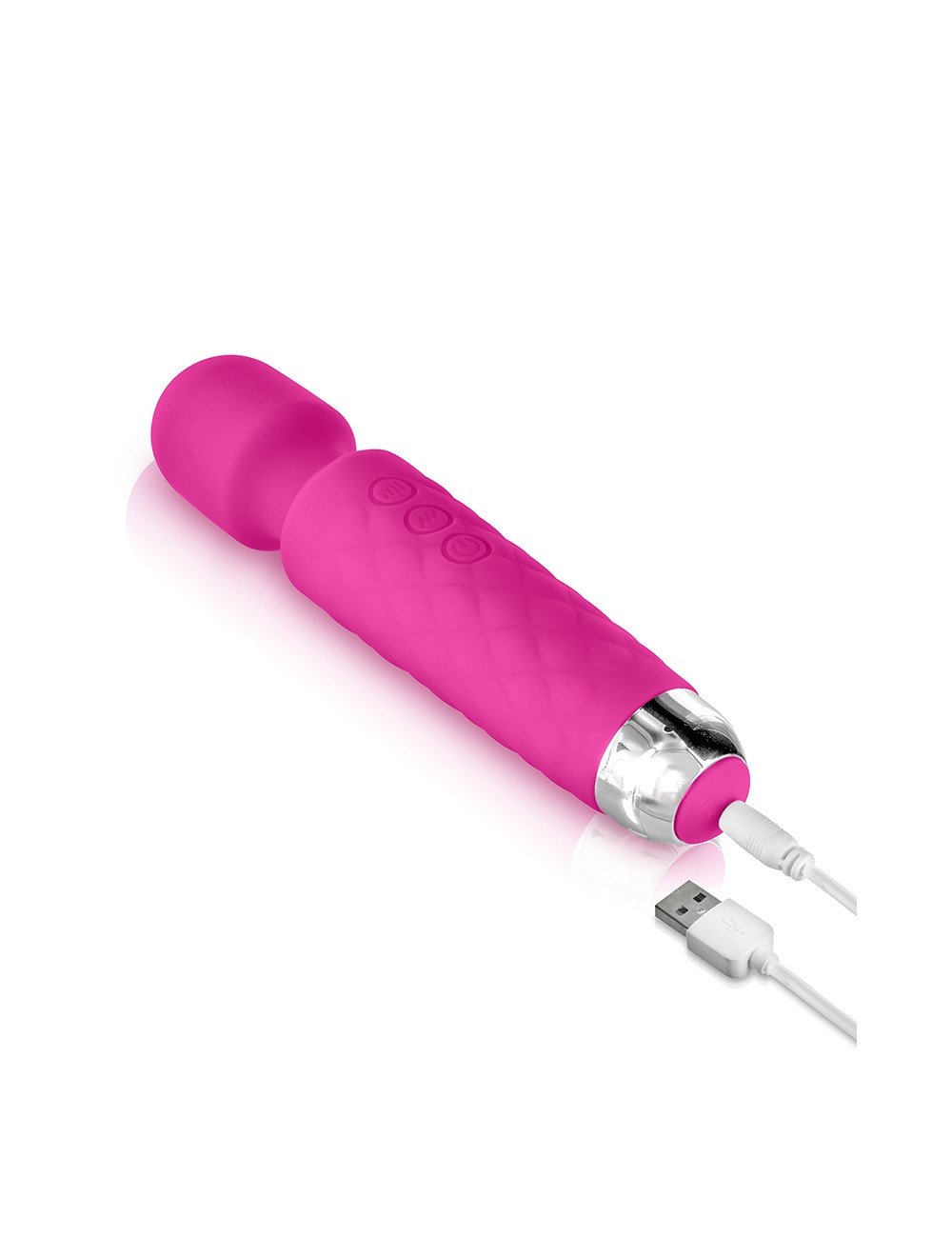 Vibro Love Wand rechargeable rose - Yoba