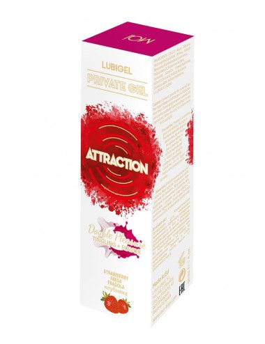 Lubrifiant stimulant fraise - Attraction