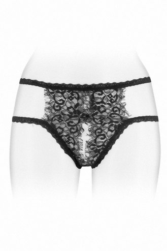 Culotte ouverte Emma - noir