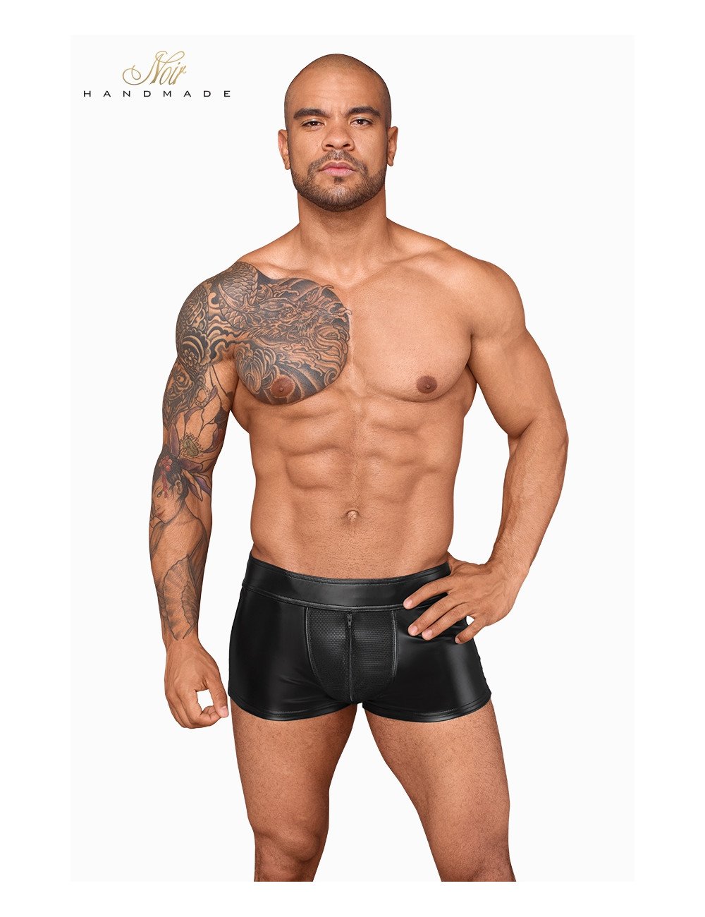 Short wetlook et filet H058