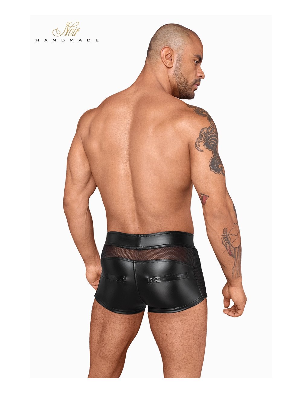 Short wetlook et filet H058