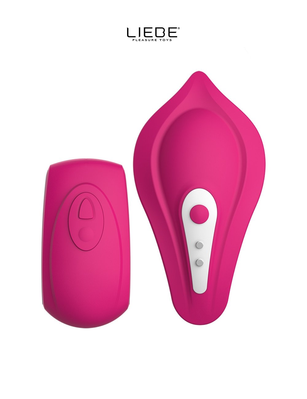 Stimulateur chauffant télécommandé Panty Vibe - cerise