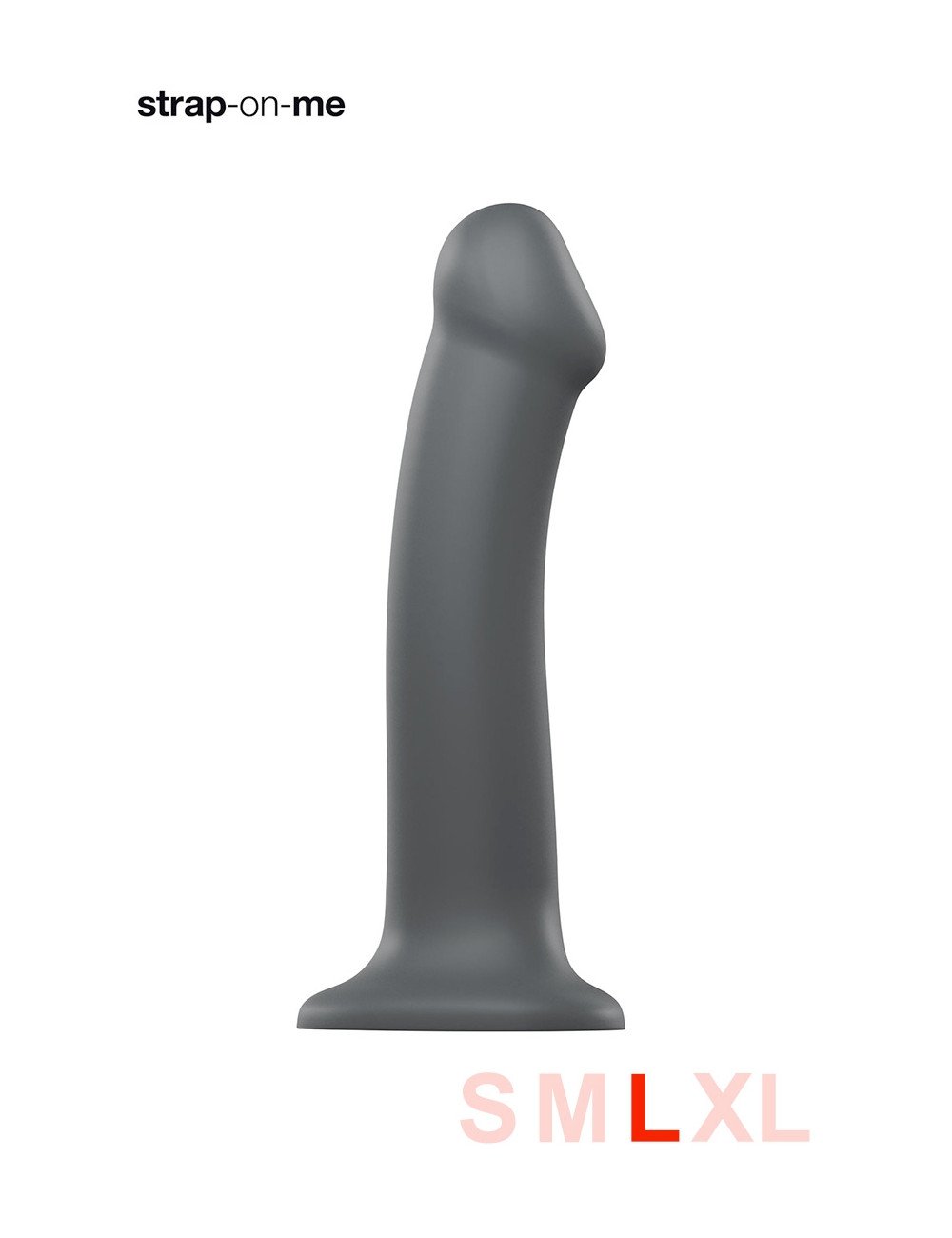 Dildo mono densité gris L - Strap On Me