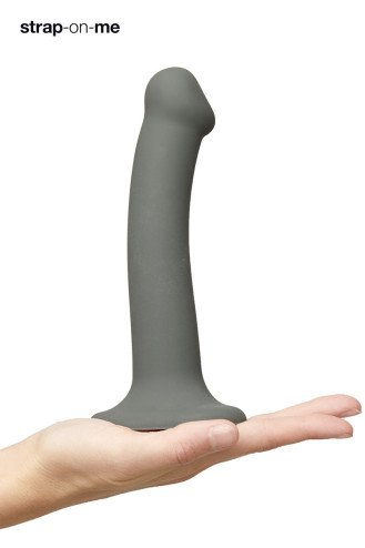 Dildo mono densité gris L - Strap On Me