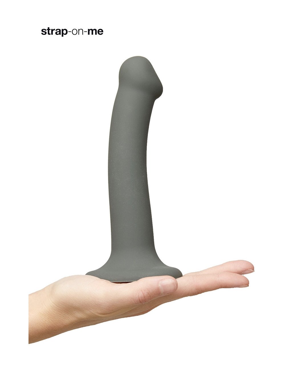 Dildo mono densité gris L - Strap On Me