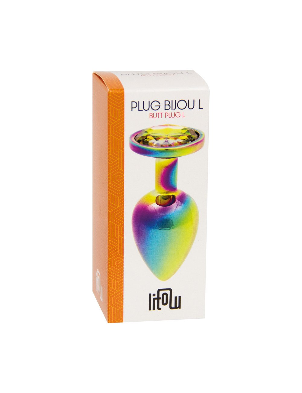 Plug bijou arc-en-ciel L - Litolu