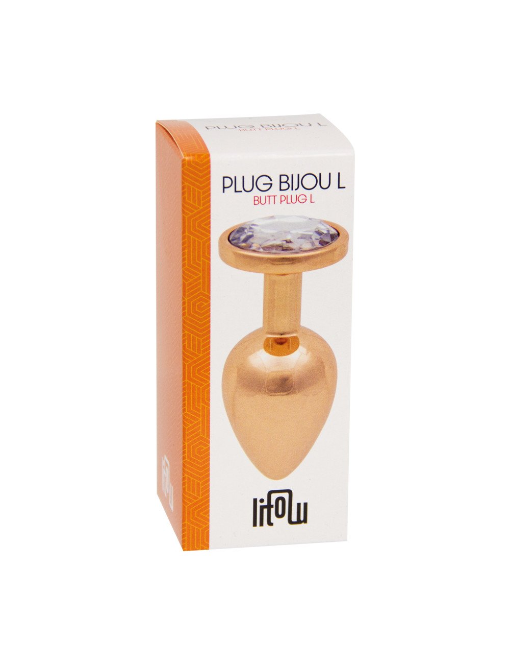 Plug bijou rose gold L - Litolu