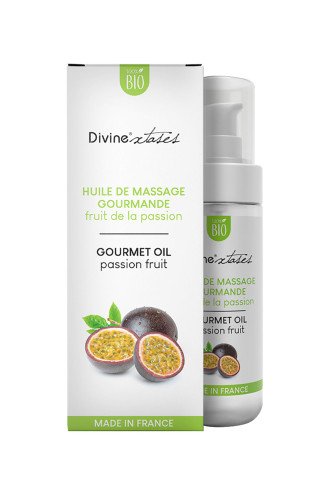 Huile de massage gourmande fruit de la passion - Divinextases