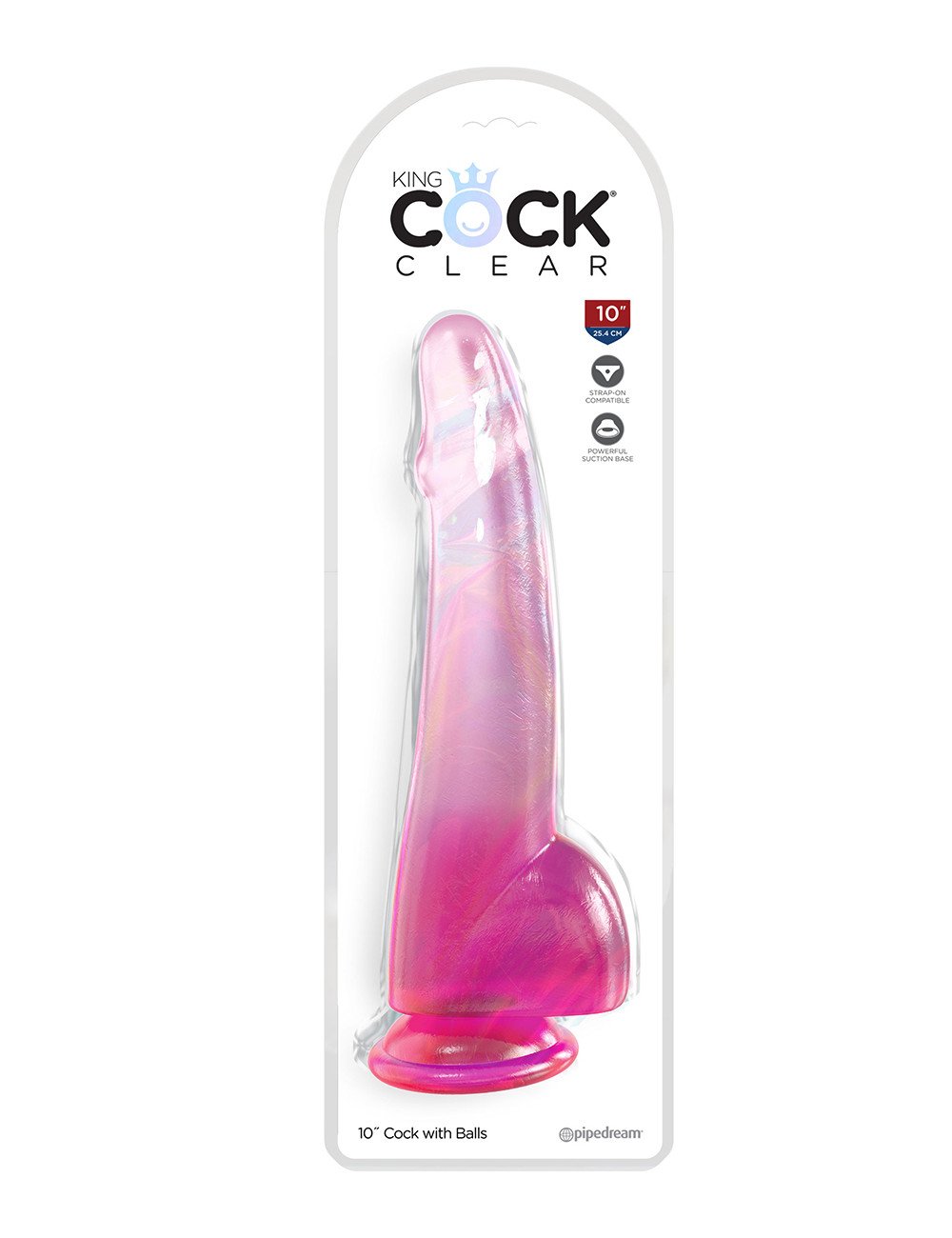 Gode XXL  27,9 x 5,7 cm Pink - King Cock