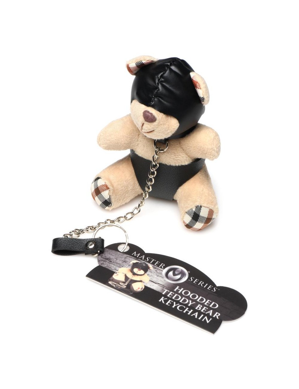 Porte-clés Teddy Bear BDSM avec cagoule