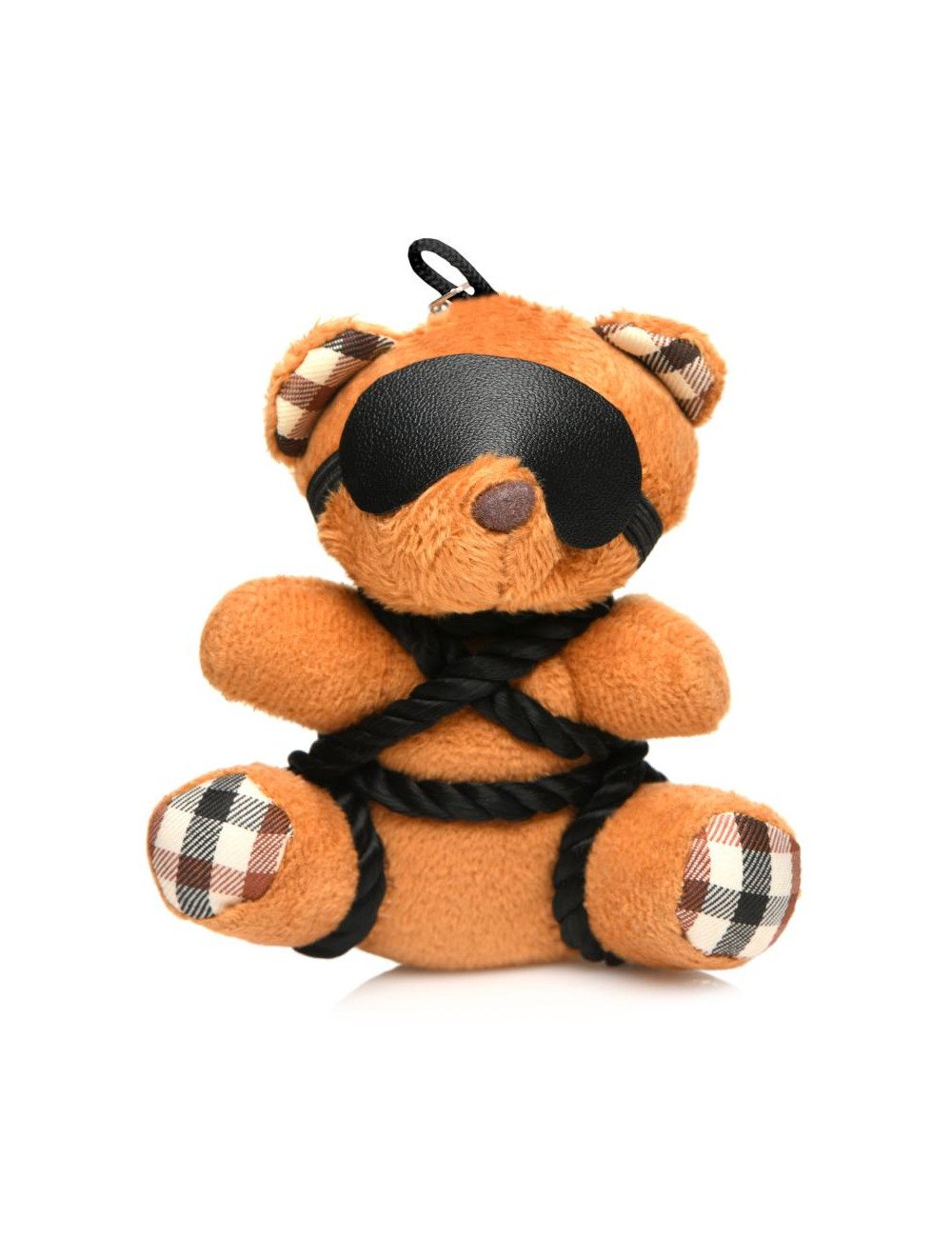 Porte-clés Teddy Bear en tenue Bondage