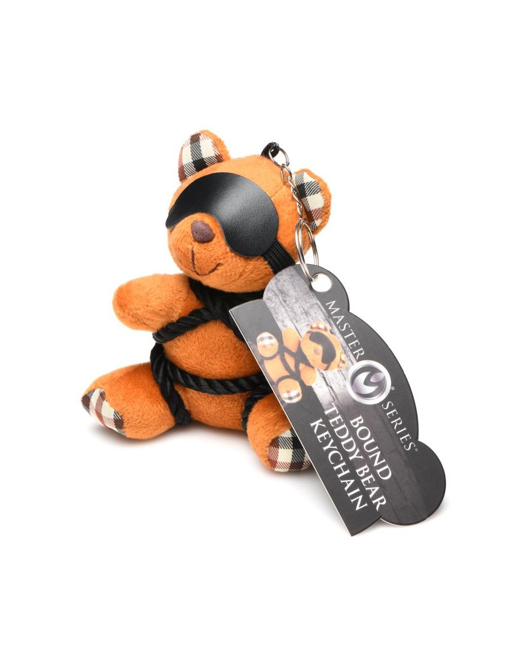 Porte-clés Teddy Bear en tenue Bondage