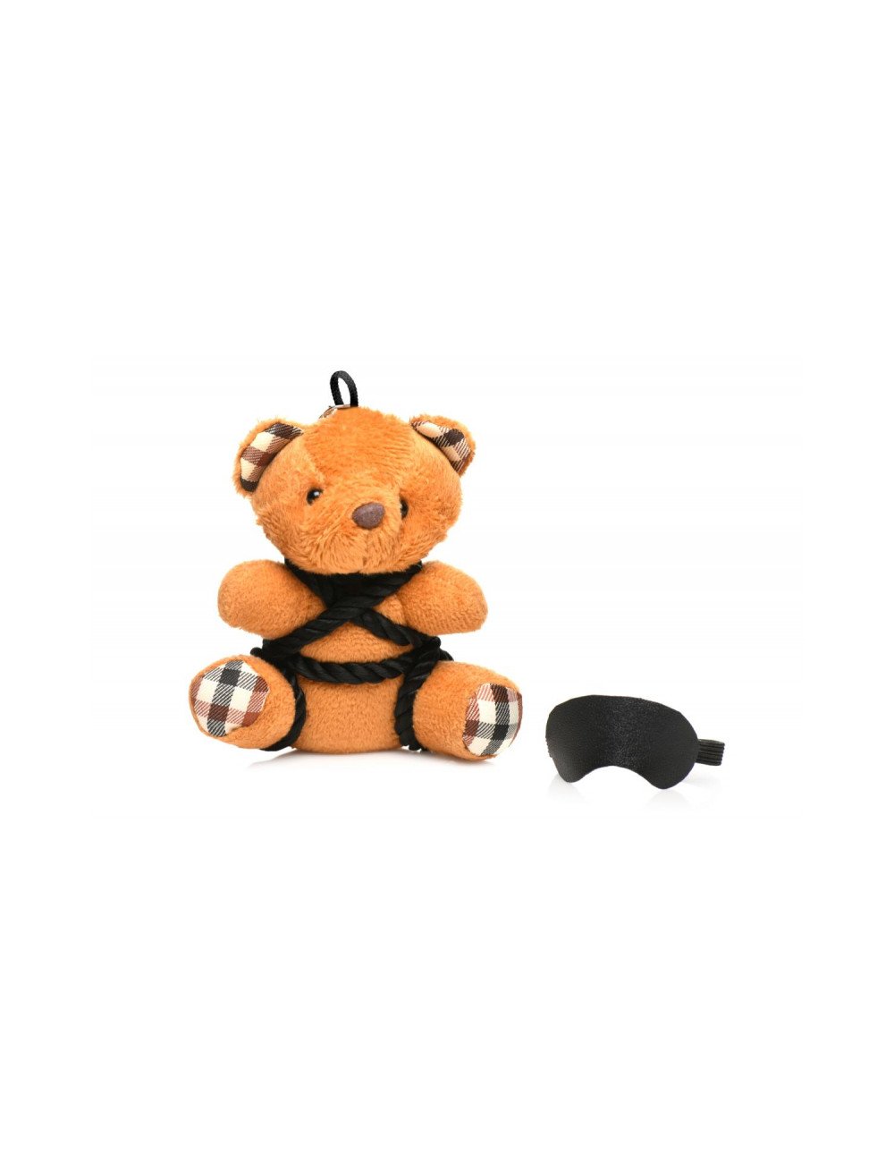 Porte-clés Teddy Bear en tenue Bondage