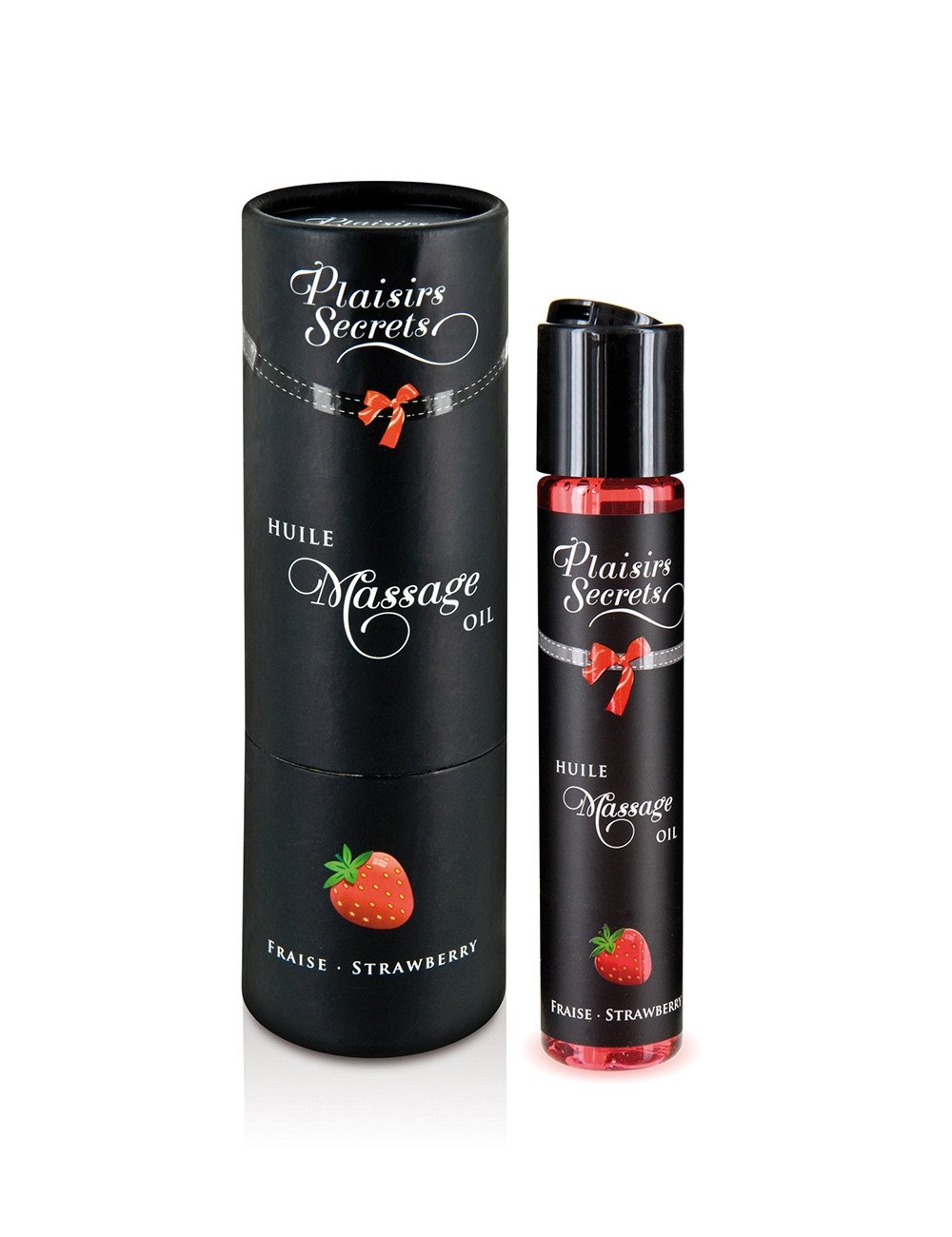 Huile de massage gourmande - Fraise