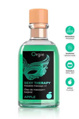 Huile de massage embrassable Sexy Therapy Pomme