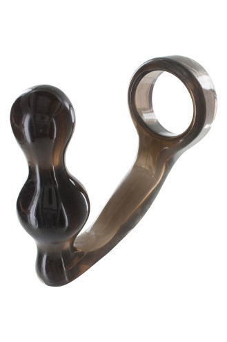 Stimulateur de prostate et cockring gris