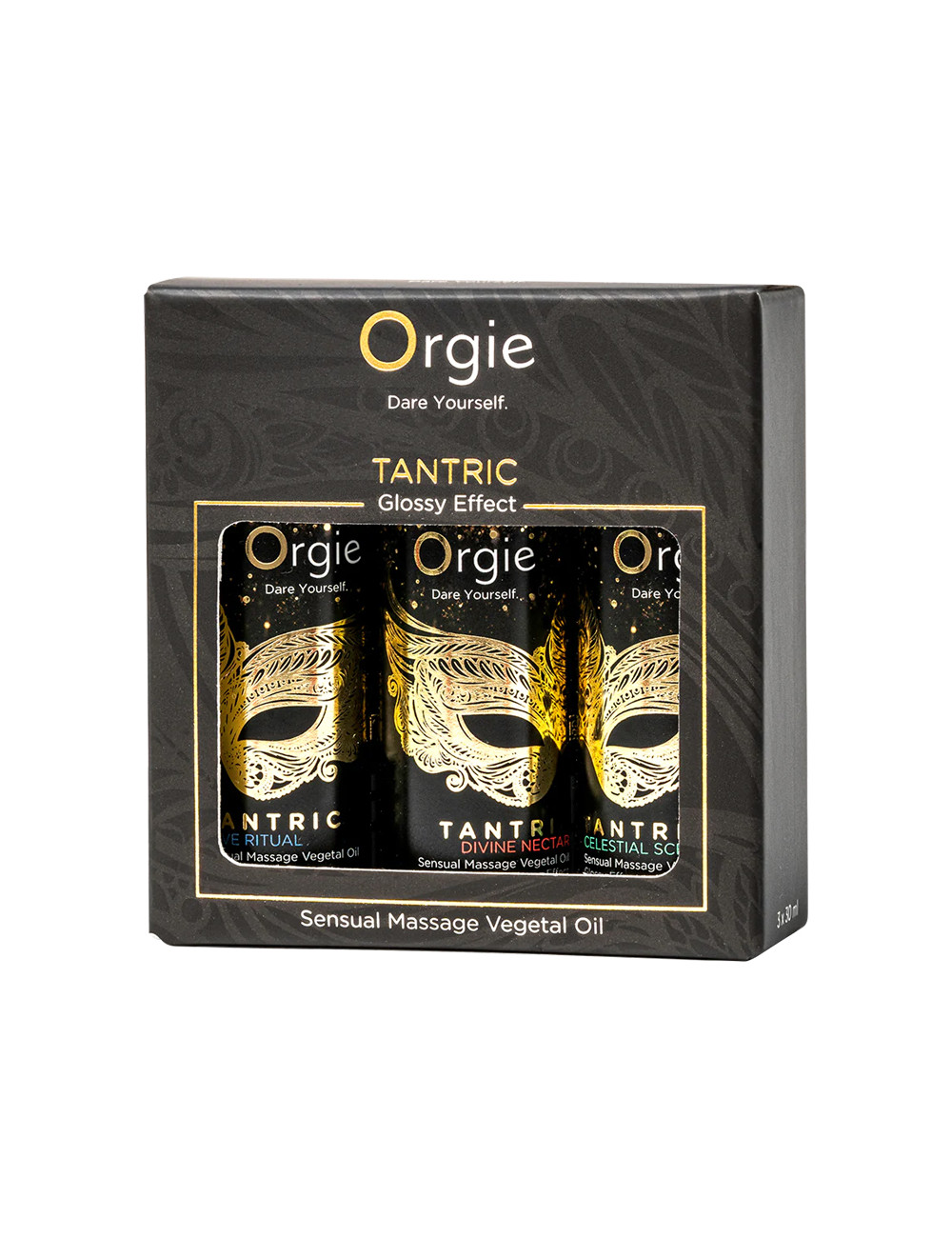 Coffret 3 huiles de massage Sensuel Tantric Collection