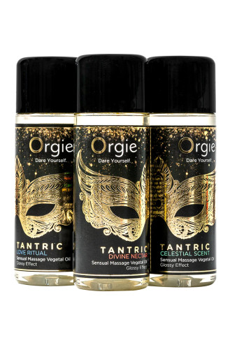 Coffret 3 huiles de massage Sensuel Tantric Collection