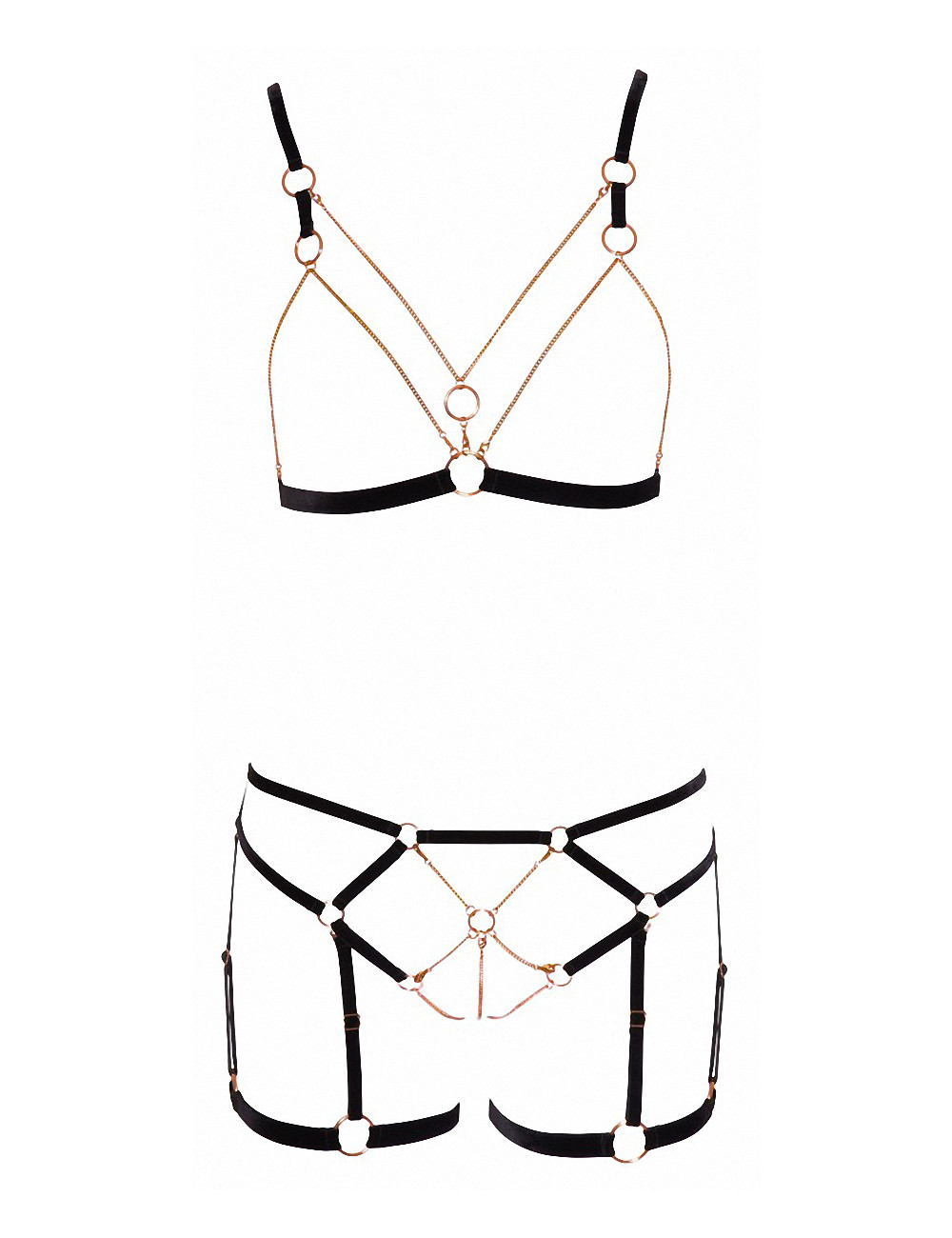 Ensemble harnais bijoux 2 pièces - Cotelli Lingerie