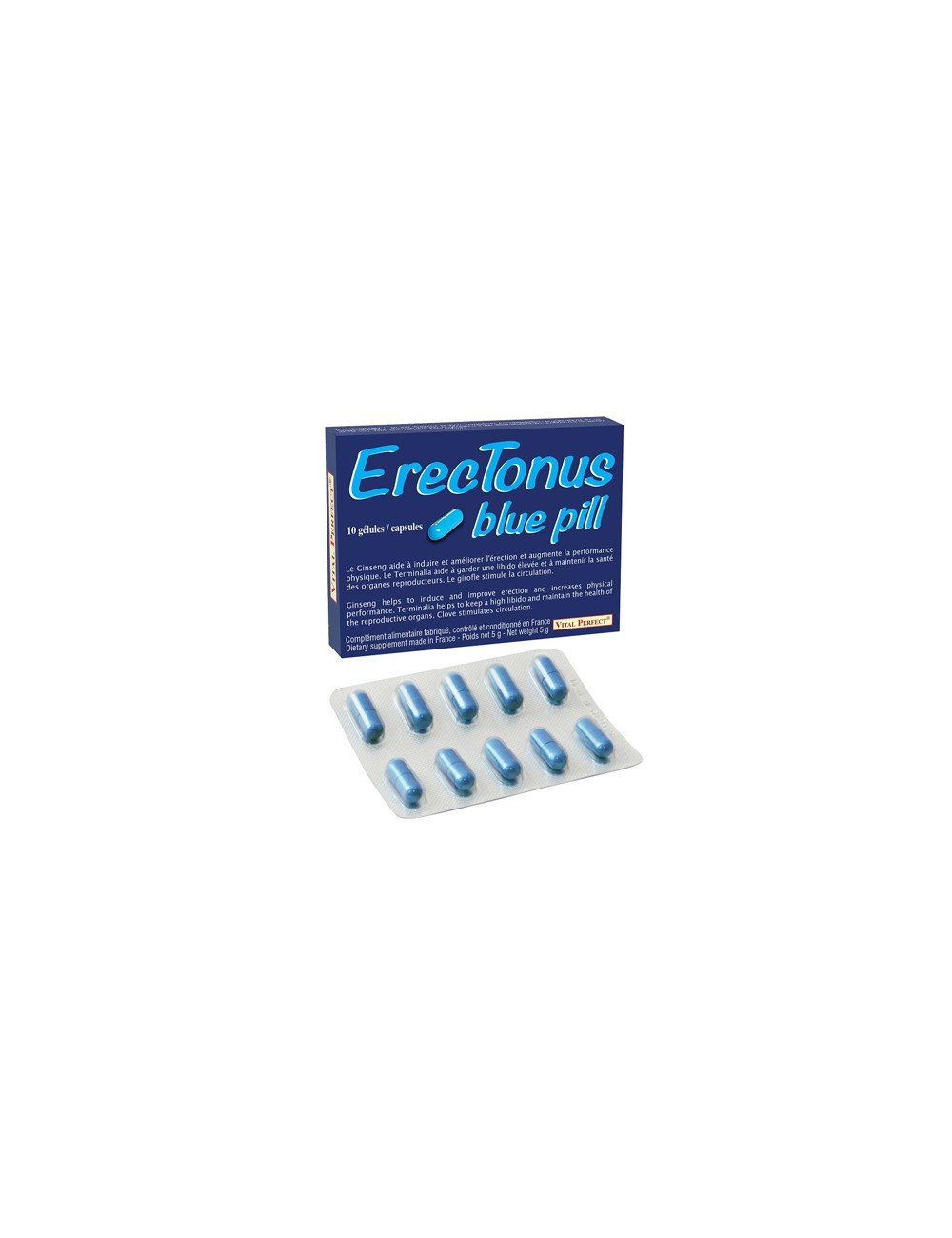 Erectonus Blue Pills (10 gélules)