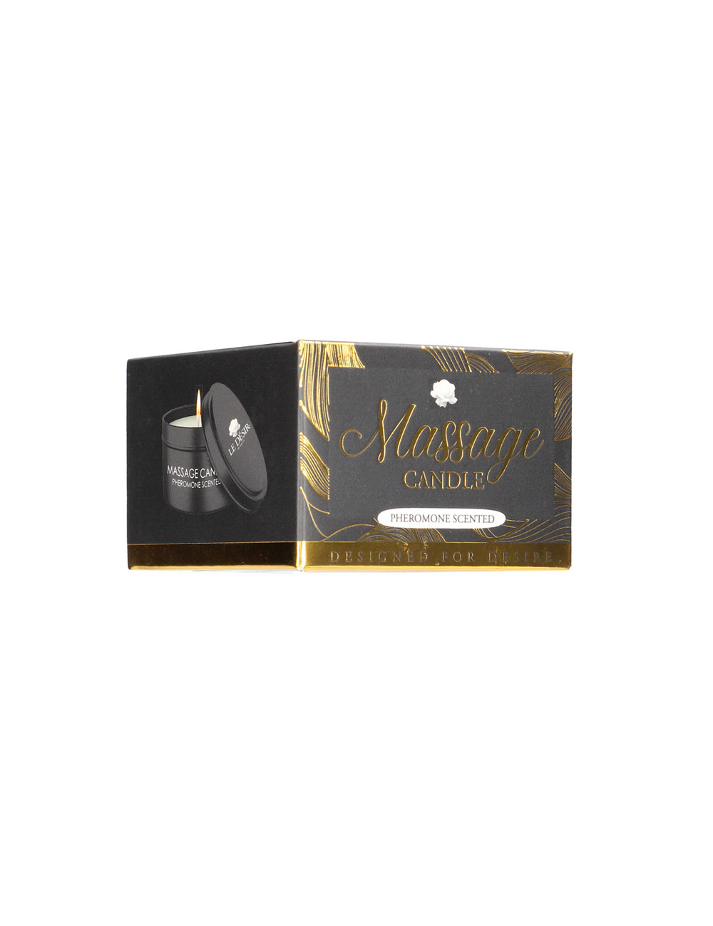 Bougie de massage érotique parfum phéromones 100g - Le Désir