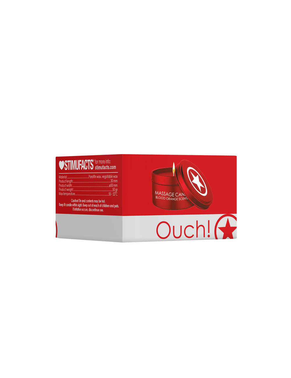 Bougie de massage orange sanguine 50g - Ouch