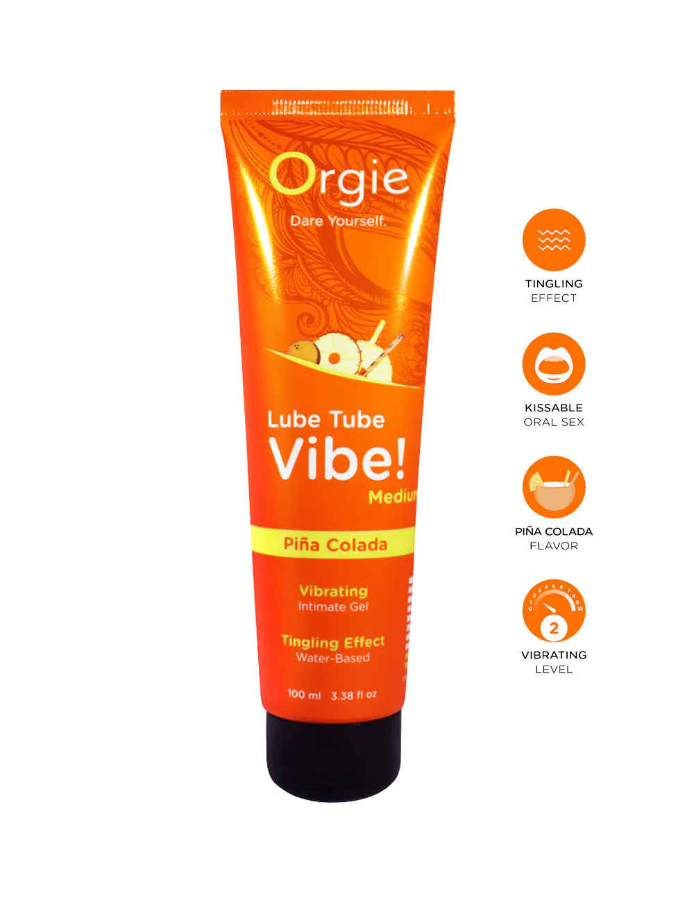 Lubrifiant Lube Tube Vibe (Medium) Pina Colada 100ml