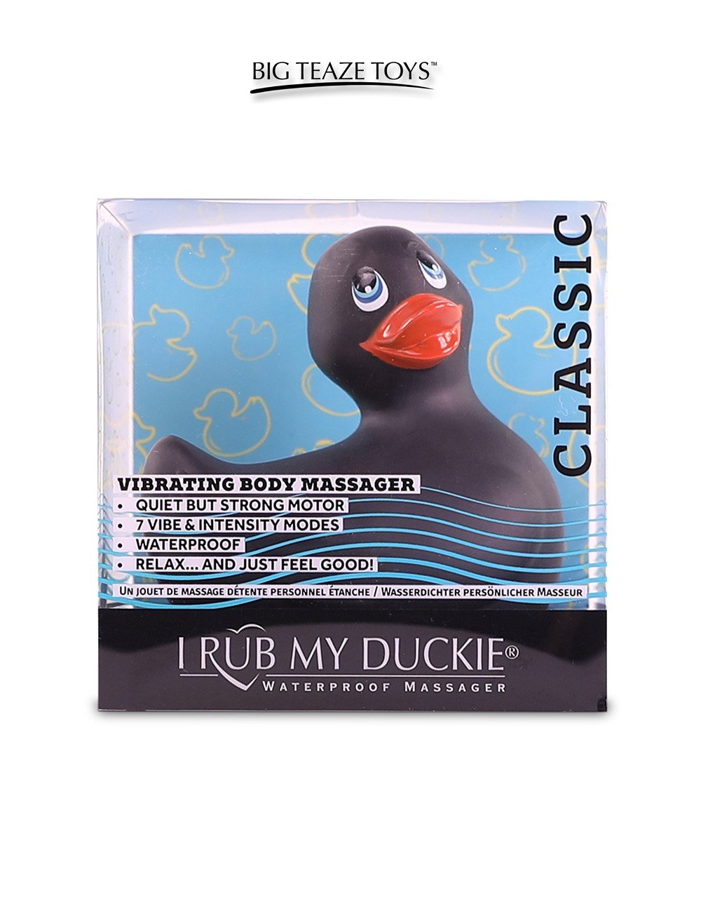 Canard vibrant Duckie 2.0 Classic - noir