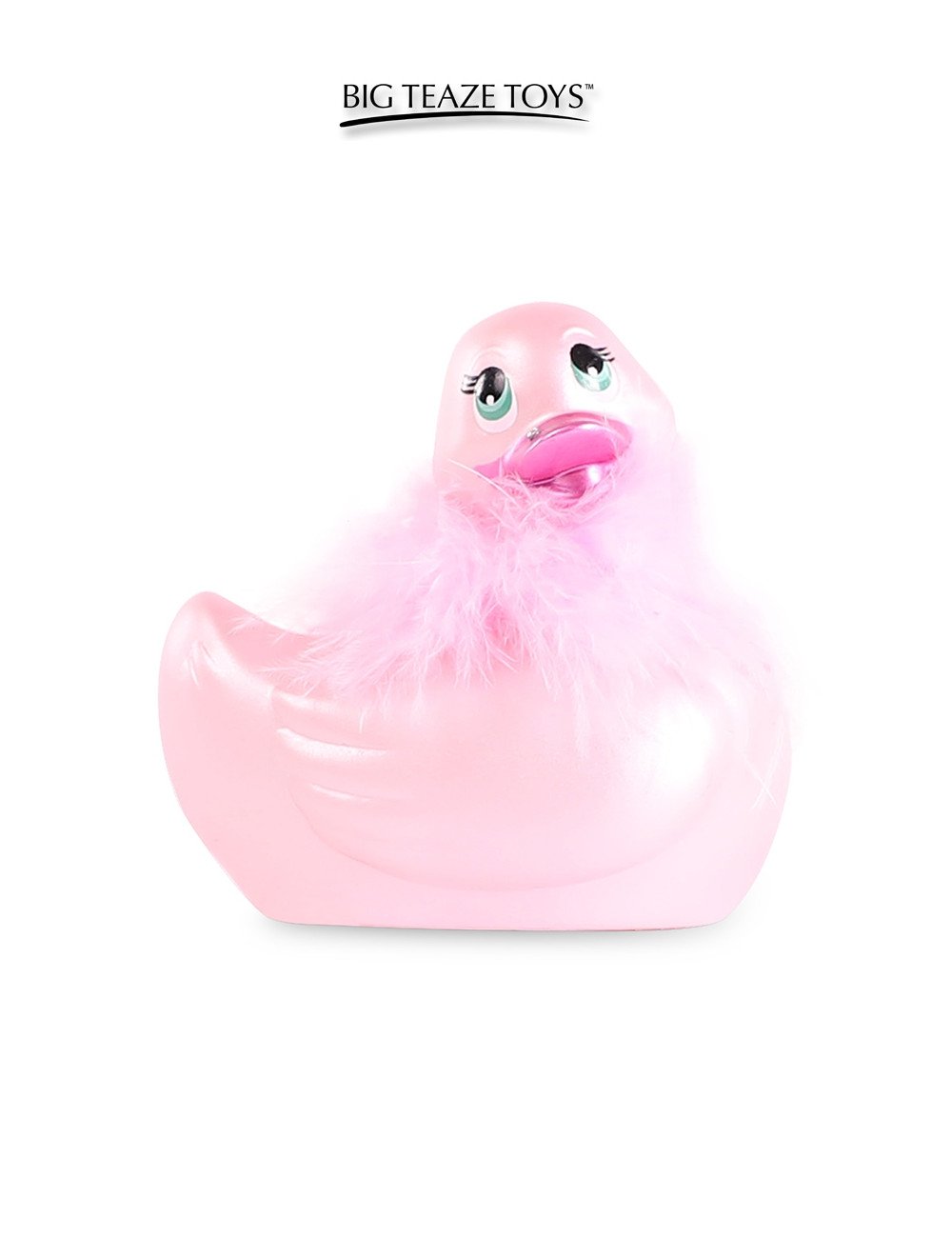 Mini canard vibrant Duckie Paris - rose