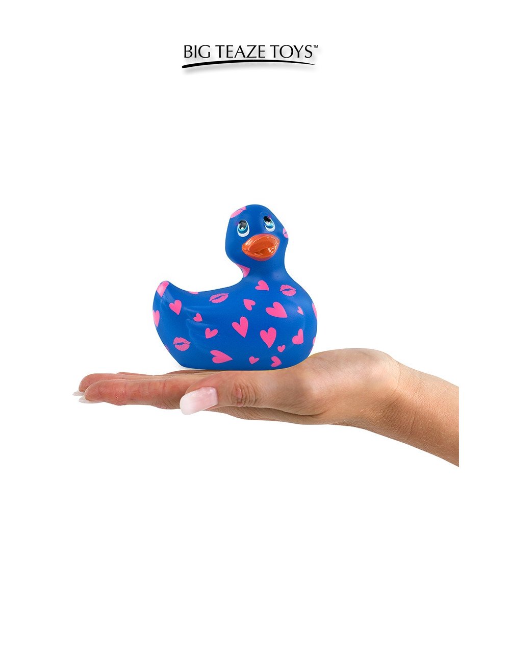 Mini canard vibrant Romance bleu et rose