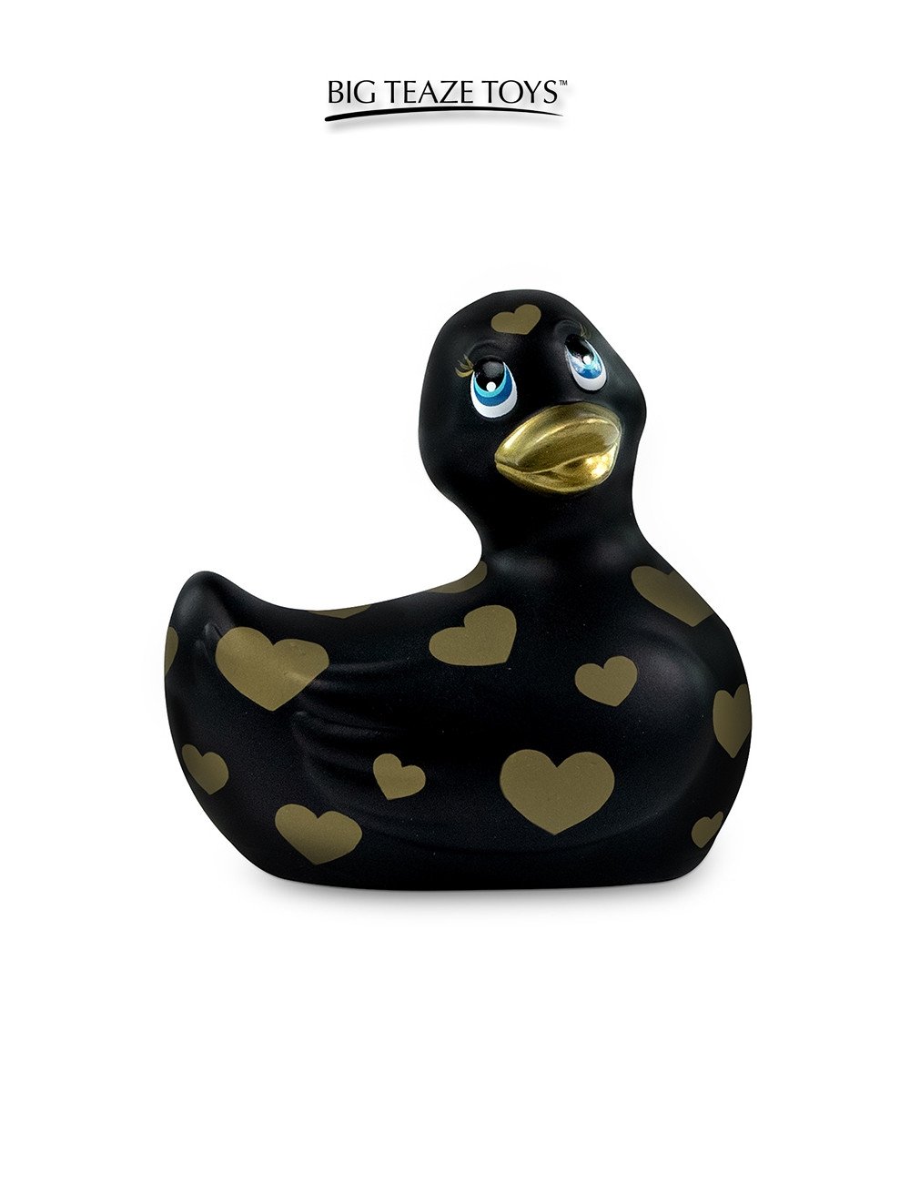 Mini canard vibrant Romance noir et or