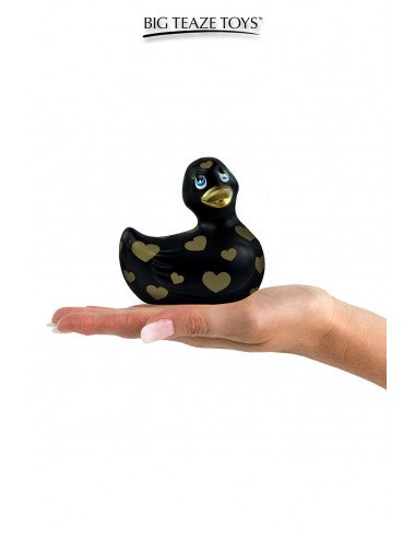 Mini canard vibrant Romance noir et or