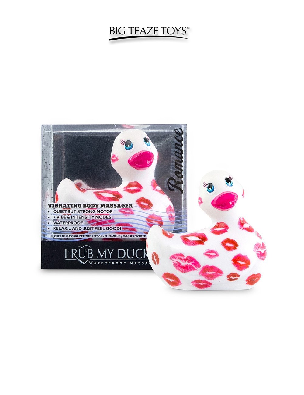 Mini canard vibrant Romance blanc et rose