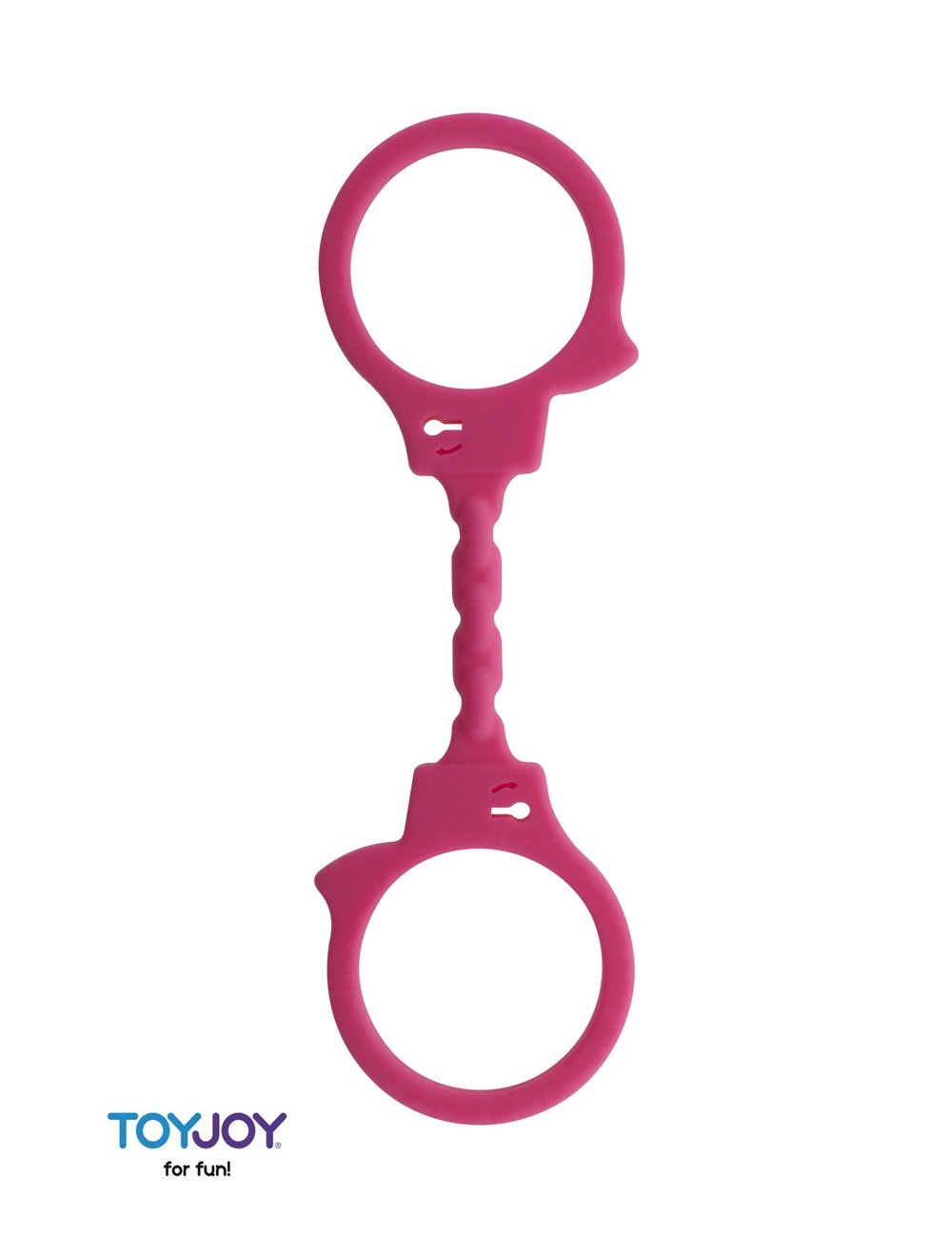 Menottes silicone stretchy - rose