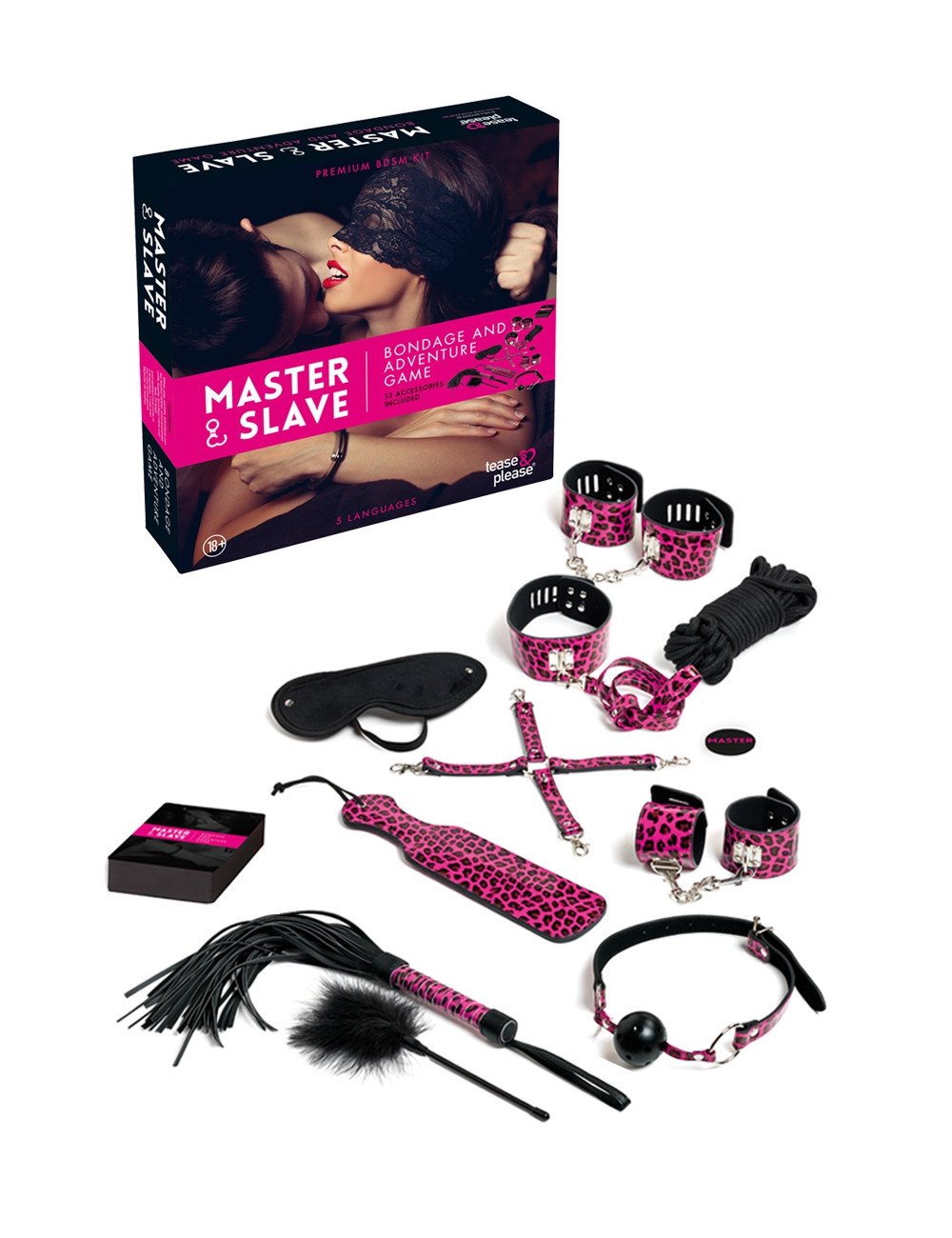 Jeu de bondage Master & Slave - rose