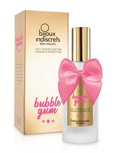 Lubrifiant et massage Bubble Gum