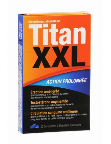 Titan XXL (20 comprimés) - stimulant sexuel