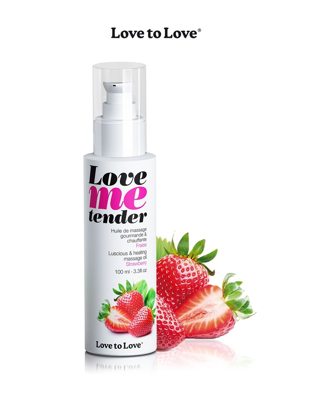 Huile de massage fraise 100ml