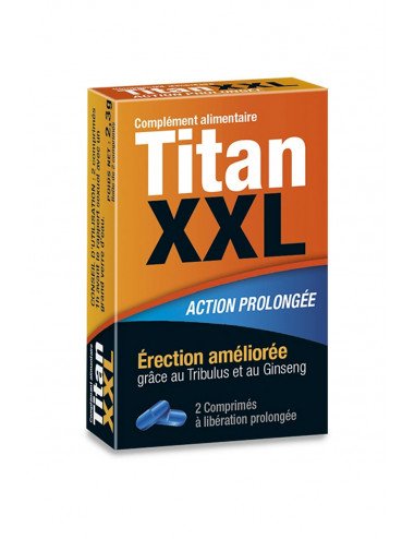 Titan XXL (2 gélules) - stimulant sexuel