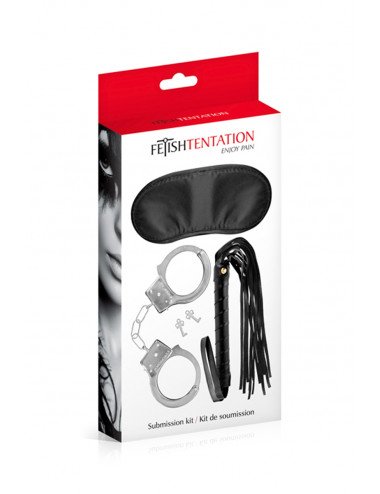 Kit de soumission 3 pièces - Fetish Tentation