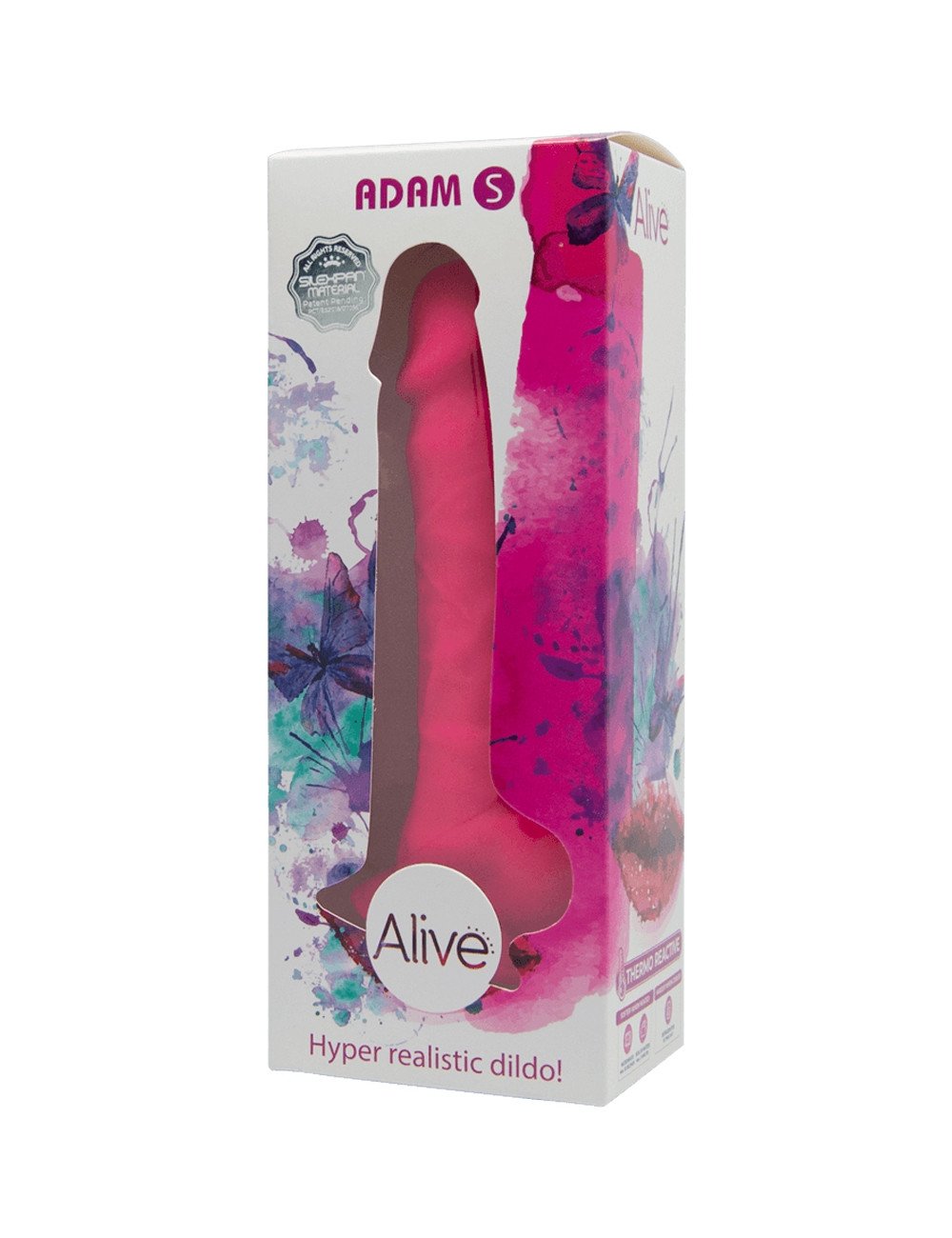 Gode double densité Adam S - rose