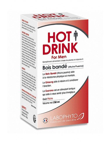 HOT DRINK Homme bois bandé 250 ml