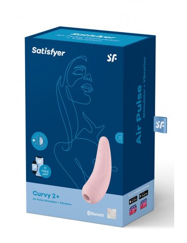 Stimulateur connecté Curvy 2+ rose - Satisfyer