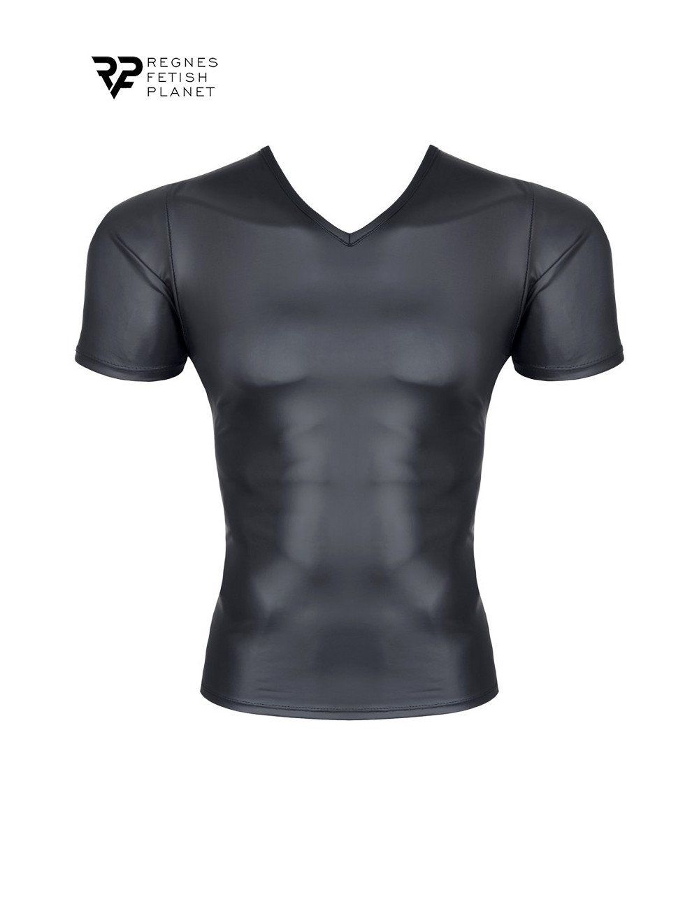 T-shirt wetlook noir - Regnes