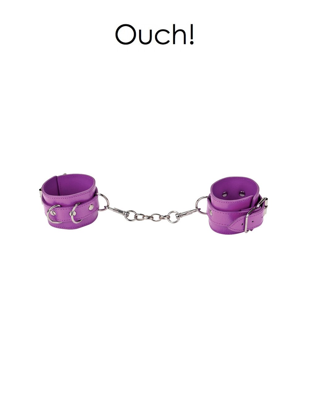 Menottes Premium en cuir violet - Ouch