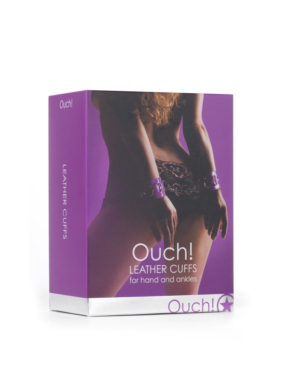 Menottes Premium en cuir violet - Ouch