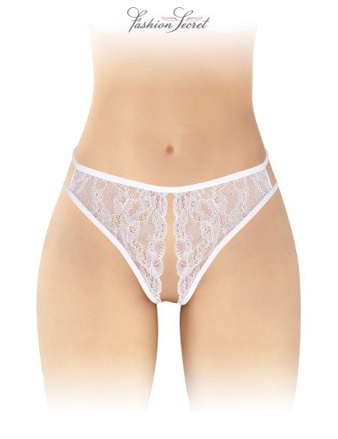 String blanc ouvert Victoria - Fashion Secret