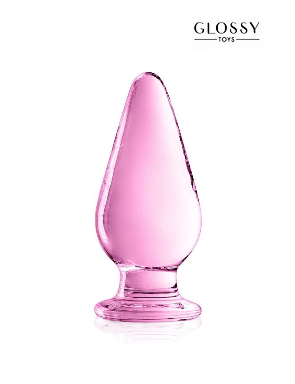 Plug anal verre Glossy Toys n° 26 Pink